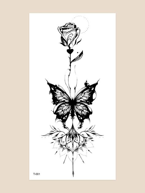 Butterfly On Vine Tattoo, Tattoo Butterfly Ideas, Front Neck Tattoos Women, Butterfly Flowers Tattoo, Women Flower Tattoos, Simple Unique Tattoos, Collar Tattoo, Butterfly With Flowers Tattoo, Tattoos Butterfly