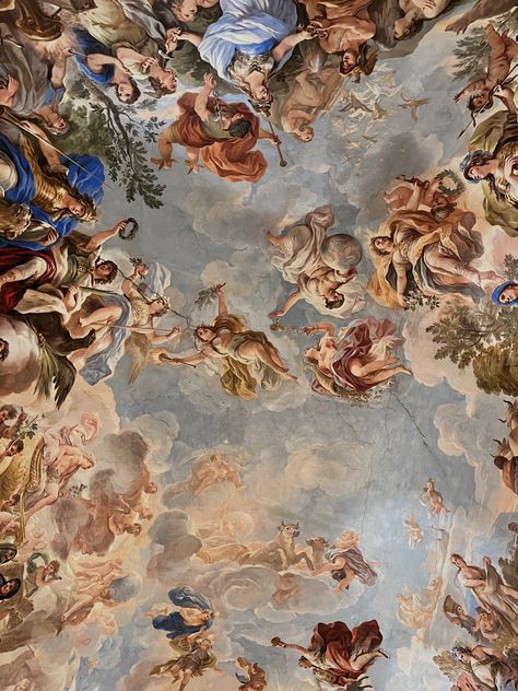 Palazzo Medici Riccardi, Palazzo Medici, Fabric Patterns Prints, Mythology Paintings, Collage Sculpture, Ceiling Painting, Ceiling Art, Rennaissance Art, Roman Art