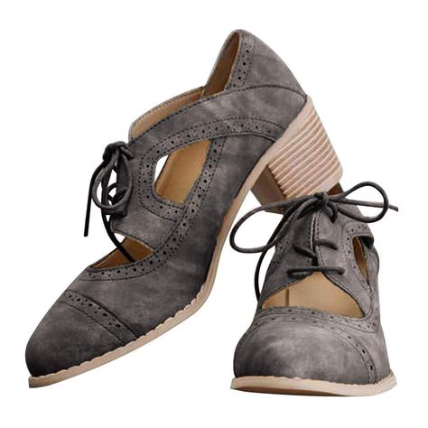 Oxford Shoes for Women Chunky Heels Brogue Leather Saddle Dress Shoes Lace up Vintage Wingtip Ankle Boots *** Check out this great product. (This is an affiliate link) Wingtip Shoes Women, Oxford Shoes For Women, Heeled Brogues, Size 11 Women Shoes, Wingtip Shoes, Womens Chunky Heels, Retro Shoes, Women Oxford Shoes, Shoes Lace