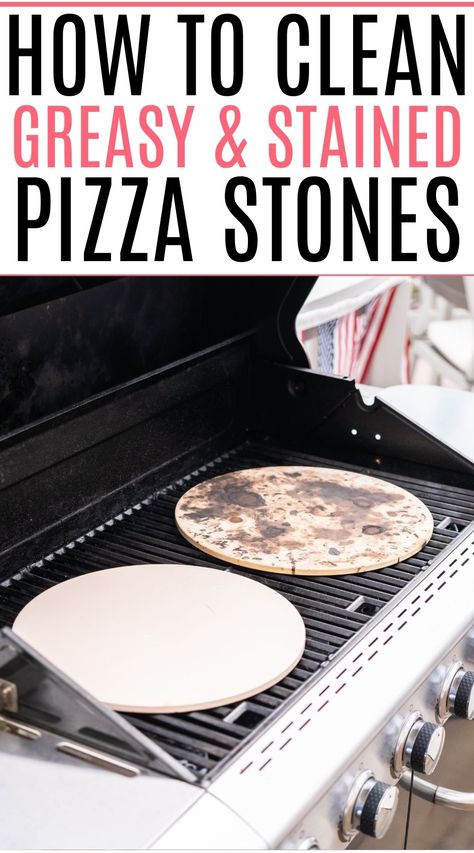 Dealing with a greasy pizza stone? Check out the best way to clean that pizza stone. Skip the soap and get the baked on food off your baking stone. How To Clean A Pizza Stone, Clean Pizza Stone, Homemade Bathroom Cleaner, Cleaning Bathrooms, Bathrooms Floors, Oven And Stove, Pizza Stones, Bathroom Cleaners, Clean Your Oven