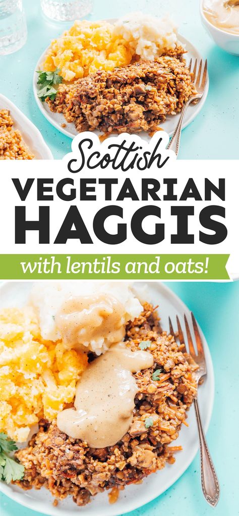 Vegan Haggis, Haggis Recipe, Vegetarian Haggis, Welsh Recipes, Irish Cuisine, Scottish Recipes, Meatless Main Dishes, Wine Club, Savory Vegan