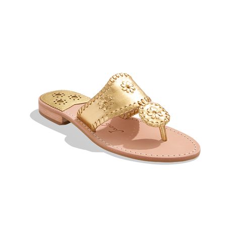 Jack Rogers Sandals, T Strap Flats, Gold Sandals, Jack Rogers, Sandals Brands, Designer Sandals, The Map, Thong Sandals, Leather Flats