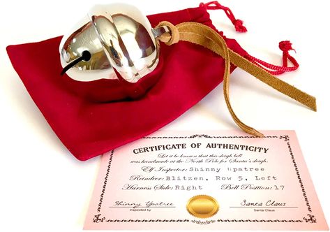 Bell Pictures, Sleigh Bell, Polar Express, Christmas Packaging, Leather Harness, Magical Christmas, Certificate Of Authenticity, Christmas Items, Christmas Morning