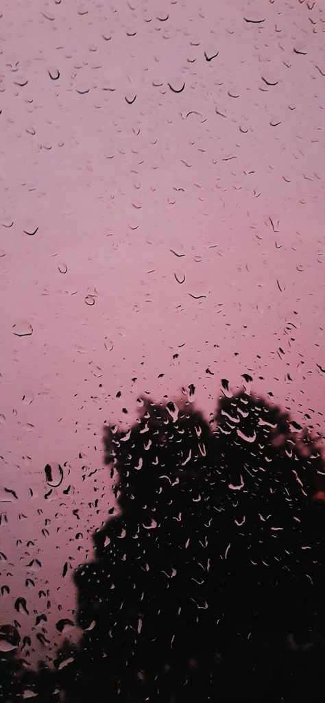 Pink Rain Aesthetic, Rainy Wallpaper, Phone Widget, Pink Rain, Rain Wallpapers, Rainy Morning, Cloud Wallpaper, Light Water, Rain Clouds