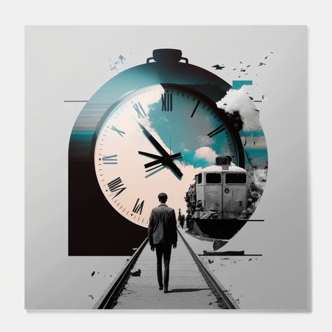 Timetraveller Aesthetic, Time Graphic Design, Time Travel Art, Time Dilation, Time Travel Books, Interactive Advertising, Journey To The Past, Time Traveller, Book Cover Design Inspiration