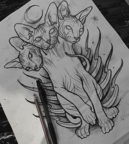 Tato Flash, Tier Tattoo, Kunst Tattoos, Cat Tattoo Designs, Desenho Tattoo, Flash Art, Trendy Tattoos, Sleeve Tattoo, Japanese Tattoo