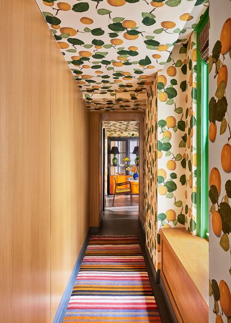 “There’s a richness here everywhere you turn.” Patrick Mele, Maximalist Pattern, Soane Britain, Barbie Dreamhouse, Favorite Wallpaper, Geometric Carpet, Italian Home, Monteverde, Hotel Interiors