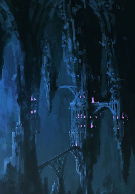 The Underdark Dnd, Under Dark Dnd, Drow Aesthetic Male, Drow City, Dnd Underdark, Dwarven City, Cave City, Underground Cities, Location Inspiration