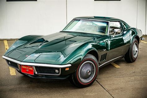 Green Corvette, Master Truck, Used Corvette, 1969 Corvette, C3 Corvette, Corvette C3, Chevy Cars, Corvette For Sale, Concept Car Design