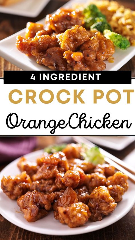 Orange Chicken Recipe Easy, Crockpot Orange Chicken Recipe, Orange Marmalade Chicken, Crockpot Orange Chicken, Chicken Recipe Easy, Easy Orange Chicken, Orange Chicken Crock Pot, Chicken Breast Crockpot Recipes, Crockpot Chicken Breast