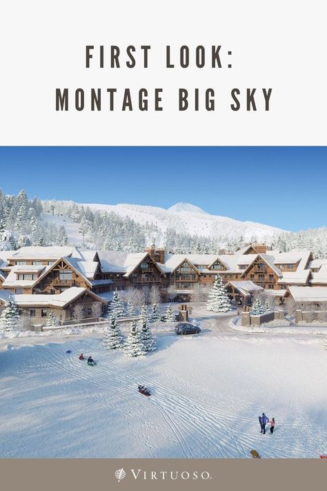 Make tracks to southern Montana for the ski country’s marquee debut this season: Montage Big Sky, which opened in December with ski-in/ski-out access to Big Sky Resort’s 5,850 acres. #VirtuosoTravel #skiresorts #BigSkyMontana #luxuryski Big Sky Resort, Sky Resort, Big Sky Montana, Luxury Ski, Big Sky, Yellowstone National, Yellowstone National Park, Ski Resort, The Outdoors