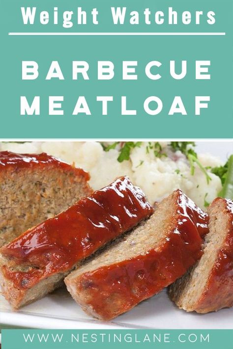 This Weight Watchers Barbecue Meatloaf recipe is an easy and delicious dinner option, perfect for a weeknight meal. Made with lean ground beef, seasoned breadcrumbs, egg whites, and topped with tangy barbecue sauce, this meatloaf is packed with savory flavor while staying on the lighter side. With just 10 minutes of prep time and a cook time of 40 minutes, it’s a simple dish that fits into a healthy lifestyle. Great for dinner, this comfort food classic is both satisfying and easy to make. Barbecue Meatloaf Recipes, Weight Watchers Meatloaf Recipe, Weight Watchers Meatloaf, Lean Beef Recipes, Barbecue Meatloaf, Low Calorie Recipes Dinner, Bbq Meatloaf, Weight Watchers Meal Plans, Best Meatloaf