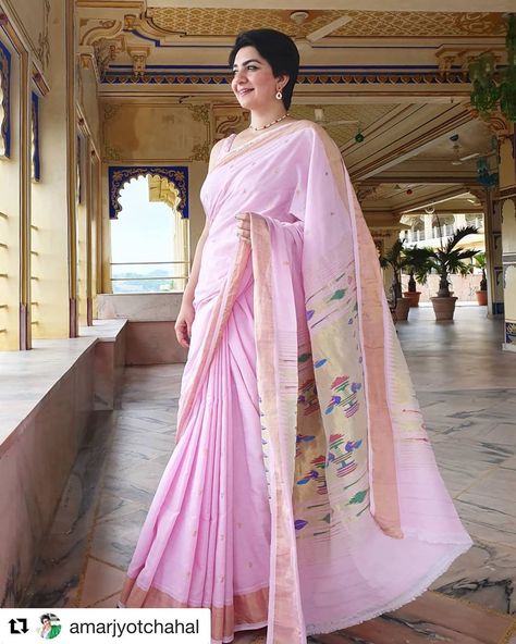 Cotton Paithani Saree, Paithani Saree Look, Saree Paithani, Sarees Cotton, Chanderi Saree, Paithani Saree, Paithani Sarees, Saree Online, Saree Look