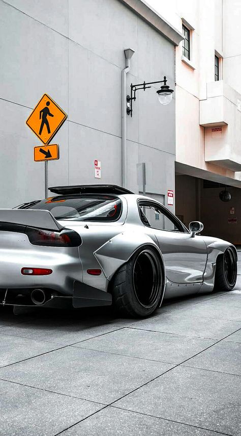 Car Wallpaper Rx7, Rocket Bunny Rx7, Rx7 Wallpaper, Rx7 Fd, Wallpaper Carros, Civic Car, Rocket Bunny, Toyota Supra Mk4, Mobil Drift