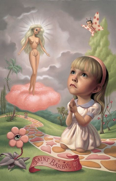 Barbie Painting, Tessellation Art, Mark Ryden, Pretty Artwork, Bizarre Art, Magic Realism, Realism Painting, Music Artwork, Lowbrow Art