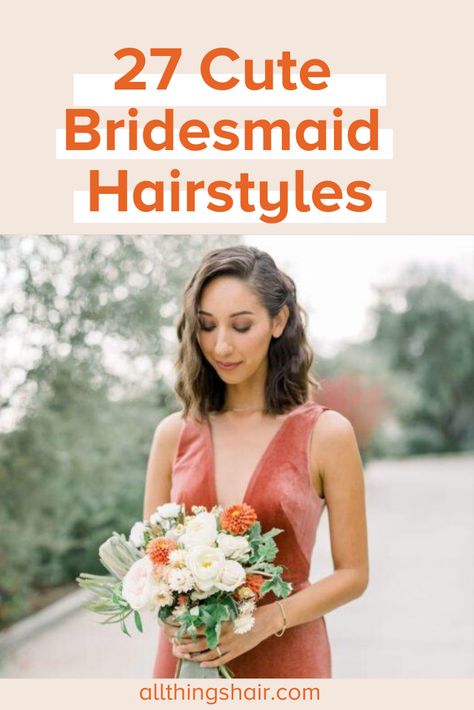 As #wedding season is upon us, we are treating you to our favourite #bridesmaid hairstyles for every season and every theme. #weddinghair #weddinghairstyles #bridesmaid #hairinspo #hairgoals Shoulder Length Hairstyle For Wedding, Medium Hairstyle Bridesmaid, Bridesmaid Hairstyles Medium Length Hair, Medium Hair Styles Bridesmaid, Made Of Honor Hairstyles Short Hair, Bridesmaid Hair For Shoulder Length Hair, Bridesmaid Hairstyles Half Up Half Down Short Hair Shoulder Length, Medium Length Hair Styles For Weddings Bridesmaid Half Up, Summer Bridesmaid Hair Medium Length