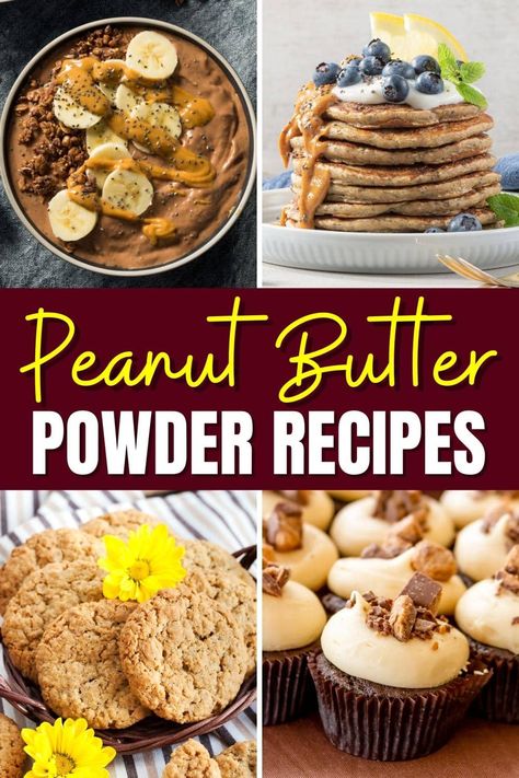 Butter Powder Recipes, Peanut Butter Powder Smoothie, Healthy Peanut Butter Recipes, Peanut Butter Powder Recipes, Peanut Butter Keto, Pb2 Recipes, Healthiest Protein Powder, Powdered Peanut Butter, Butter Powder