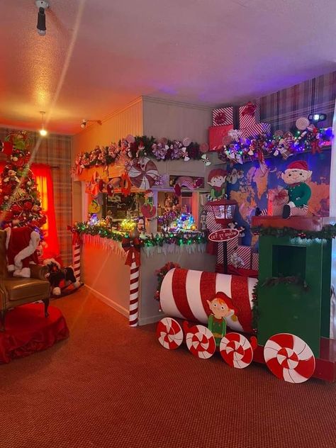 Santa’s Elves Workshop, Santa's Workshop Theme Decorations, Santa’s Workshop Hallway Decorations, Santa Workshop Decorations, Northpole Christmas Decorations, Santa’s Workshop Theme, Santa Workshop Decorations Diy, Santa Workshop Theme Decorations, Santa's Workshop Decorations