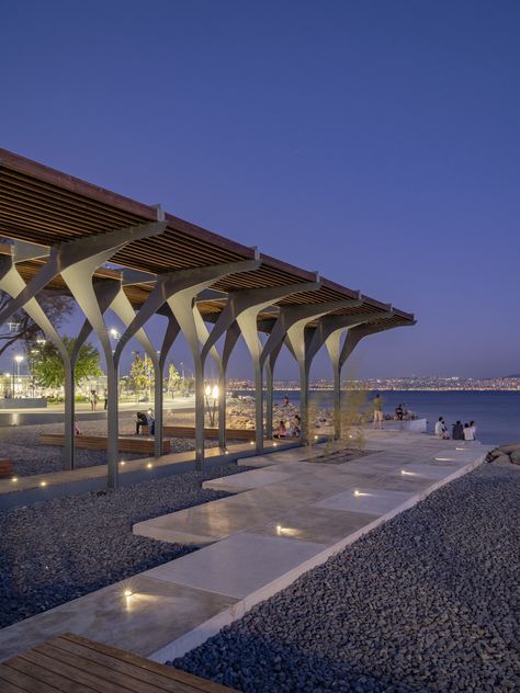 Waterfront Architecture, Natural Architecture, Pavilion Architecture, Pavilion Design, Best Modern House Design, Landscape Elements, Canopy Design, Architectural Photography, Terrace Design