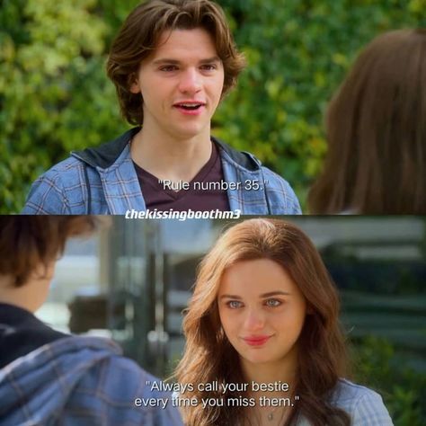 Kissing Booth Rules, Kissing Booth Quotes, Elle Lee, Friendship Rules, Bestie Quotes, Besties Quotes, Kissing Booth, Joey King, Movie Wallpapers