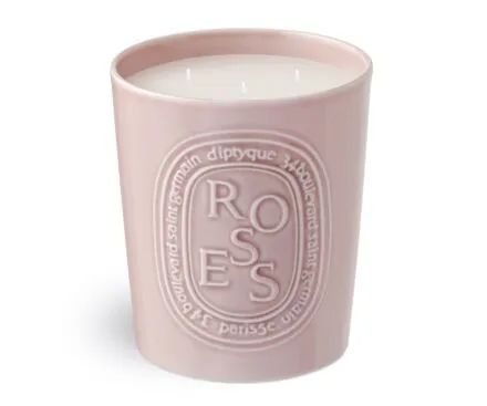 Roses Candle, Diptyque Paris, British Rose, Rose Candle, Pink Candles, Blooming Rose, Scented Wax, Saint Germain, Pure Essential Oils