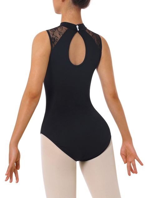 Dance Leotards Ballet, Turtleneck Leotard, Lace Leotard, Adult Ballet, Womens Leotards, Dance Training, Tango Dress, Dance Ballet, Ballet Class