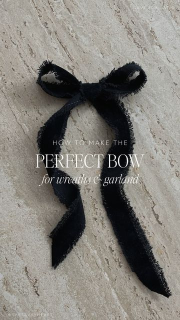 TERRA | Interior Design & DIYs on Instagram: "Perfect bows every single time! This is such a quick way to make bows for your wreaths, garland, and even gifts! Save for later…this will for sure come in handy! . . . . #christmasdecor #christmasbows #wreathdecor #wreathmaking #garland #christmasgarland #christmaswreaths #christmaswrapping #bowmaking #christmasdecorations #simplechristmas #minimalchristmas #modernchristmas Bows, bow making, wreath ideas, ribbon bows, christmas hacks, holiday decor, decorating ideas, velvet ribbon" How To Tie Bow For Wreath, Mini Christmas Wreaths On Cabinets, Satin Bow Garland, Velvet Ribbon Crafts Ideas, Velvet Bow Wreath, How To Make A Velvet Bow, Christmas Bow Decor, Bow Garland Diy, Diy Tree Topper Bow