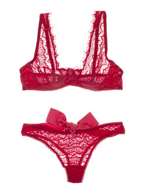 Lingerie - That Red & Lace Factor, Mimi Holliday Mimi Holliday, Silk And Lace, Honeymoon Ideas, Designer Lingerie, Red Lace, Red Hot, Lace Bra, Suspenders, Sweet Dreams