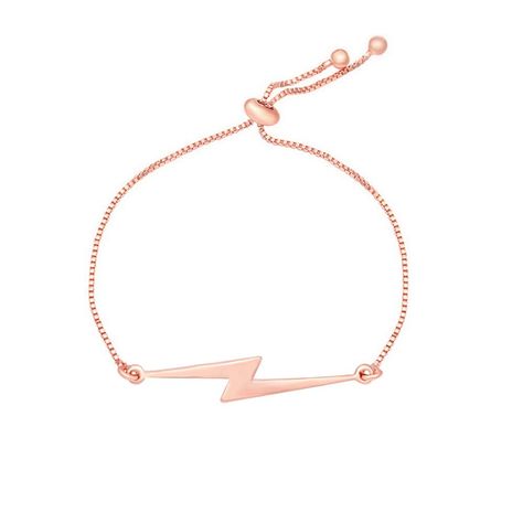 Amazon.com: MANZHEN 3 Colors Simple Charm Lightning Bolt Adjustable Bracelet Weather Jewelry (Gold): Clothing Weather Jewelry, Gold Clothing, Jewelry Rose Gold, Lightning Bolt, Jewelry Gold, Adjustable Bracelet, Arrow Necklace, Gold Jewelry, Gold Necklace