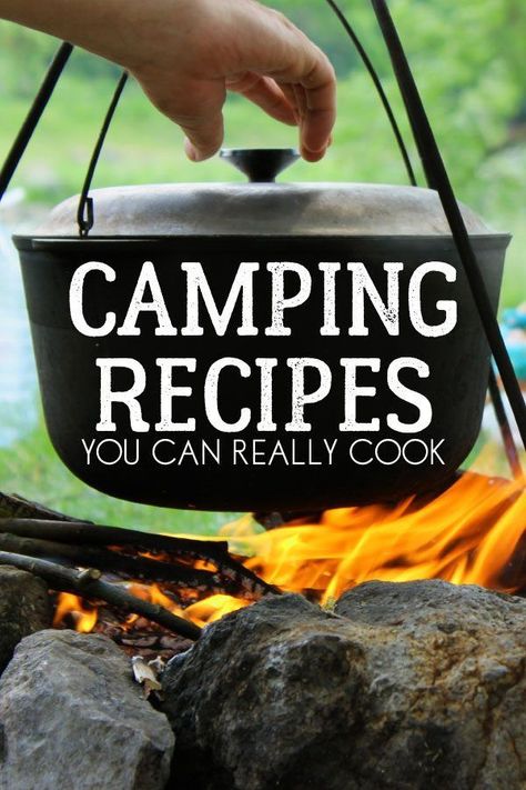 Easy Canned Chicken Recipes, Canned Chicken Recipes, Easy Camping Recipes, Survival Recipes, Camp Cooking Recipes, Can Chicken Recipes, Dutch Oven Camping, Camping Dishes, Recipes To Cook