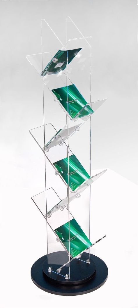 Pamphlet Display Ideas, Brochure Stand Design, Brochure Stand, Brochure Display, Pos Display, Portfolio Design Layout, Market Displays, Pop Display, Exhibition Display