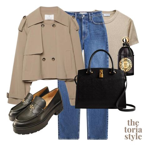 cute short trench for autumn 🍂 save this post for future outfit inspo ✨ be sure to follow @thetoriastyle for daily outfits! 🤍 #dailyoutfitinspo #dailystyleinspo #neutralstyling #outfitstyling #lookbook#styleideas #simplestyling #autumnoutfits #autumnfashion #autumnstyling Short Trench Outfit, Short Trench Coat Outfit, Short Trench Coat Women, Trent Coat, Trench Outfit, Fashion Jeans Outfit, Trench Coat Outfit, Short Trench Coat, Future Outfit