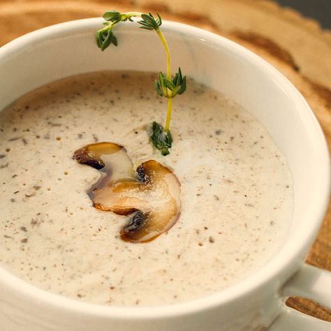 Creamy Mushroom Soup with Miso | Hikari Miso Caneloni Recipe, Miso Recipe, Miso Soup Recipe, Light Soups, Creamy Mushroom Soup, Healthy Menu, Winter Soups, Soup Season, Creamy Mushrooms