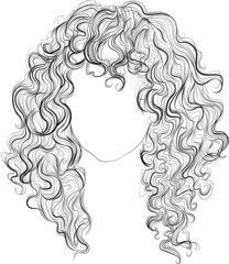 Hair Outline, 2024 Hairstyles, Ultra Beauty, Hair Vector, Drawing Hair Tutorial, Animal Rabbit, Hair Sketch, Siluete Umane, Hair Drawing