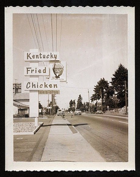 8) Kentucky Fried Chicken Vintage Washington State, Dog Restaurant, Pet Lion, Kentucky Fried Chicken, German Fairy Tales, Kentucky Fried, Vintage Polaroid, Vintage Everyday, Sign Company