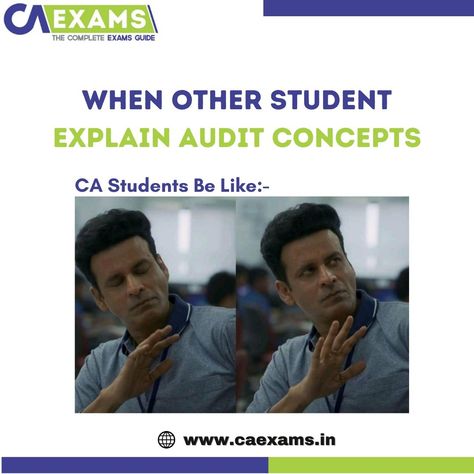 What is your reaction CA Students? . Tell us in the comment box👇👇 . . #charteredaccountancy #cainterstudents #castudent #castudentlife #charteredaccountant #charteredaccountants #icaidelhi #csmemes #caintermediate #cameme #cafoundation #icaiexams #castudents #camemes #caexam #icaibos #icaiofficial #icaistudents #cafinalist #cafoundation #cafoundationstudent #camotivation #cacscma #caexamsofficial Ca Exam, Ca Students, Commerce Students, Accountability Quotes, Geeta Quotes, Education Poster Design, Midnight Oil, Exam Guide, Chartered Accountant