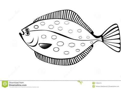 Flounder Stylish Illustration, Cajun Seafood, Sea Art, Image Illustration, Diy And Crafts, Stock Illustration, Seafood, Fishing, Cricut