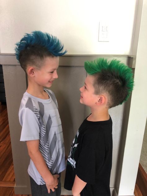 Mowhak Hairstyle For Boys, Mohawks For Boys, Little Boy Mohawk Faux Hawk, Mohawk For Boys, Fohawk Haircut For Boys, Boys Mohawk Haircut Kids, Modern Mohawk Boys, Kids Mohawk Haircut, Boys Mohawk Haircut