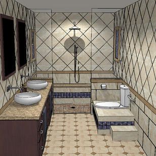 Squatting platform around the toilet doubles as an accessibility feature for transfers Squat Toilet Bathroom Design, Squat Toilet, Green Bedroom Walls, Toilet And Bathroom Design, Moroccan Interiors, Toilet Room, Green Bedroom, Bedroom Walls, Toilet Design