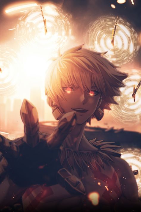 Fate Series Gilgamesh, Fate Zero Gilgamesh, Gilgamesh Fate Wallpapers, Fate Zero Wallpapers, Gilgamesh Wallpaper, Fate Series Wallpaper, Fate Stay Night Gilgamesh, Fate Aesthetic, White Hair And Red Eyes