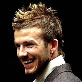 David Beckham diamond stud earrings Mohawk For Men, David Beckham Hairstyle, Beckham Hair, Faux Hawk Hairstyles, Celebrity Haircuts, Old Hairstyles, Short Haircut Styles, Spiky Hair, Mohawk Hairstyles