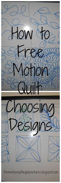 Amy's Free Motion Quilting Adventures: Free Motion Quilting Adventures in Review Free Motion Quilting Designs, Quilt Motifs, Quilting Stitches, Quilting Motifs, Free Motion Designs, Free Motion Quilting Patterns, Machine Quilting Patterns, Freemotion Quilting, Basic Quilt