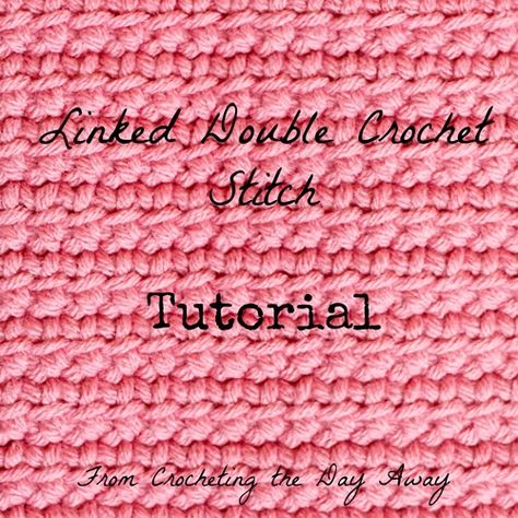 Today I just wanted to share a tutorial for a really cool crochet stitch. When I learned how to do this stitch, I was really impressed and loved the outcome. This stitch is called the Linked Double C Linked Double Crochet, Crochet Car, Tutorial Crochet, Double Crochet Stitch, Crochet Stitches Tutorial, Crochet Stitches Patterns, Tunisian Crochet, Crochet Stitch, Crochet Patterns For Beginners