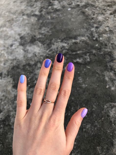 Alternate Color Nails, Nail Colour Combos, Nails Color Combos, Blue Nail Color, Nail Color Combos, Story Aesthetic, Nail Colour, Colour Combos, Color Nails