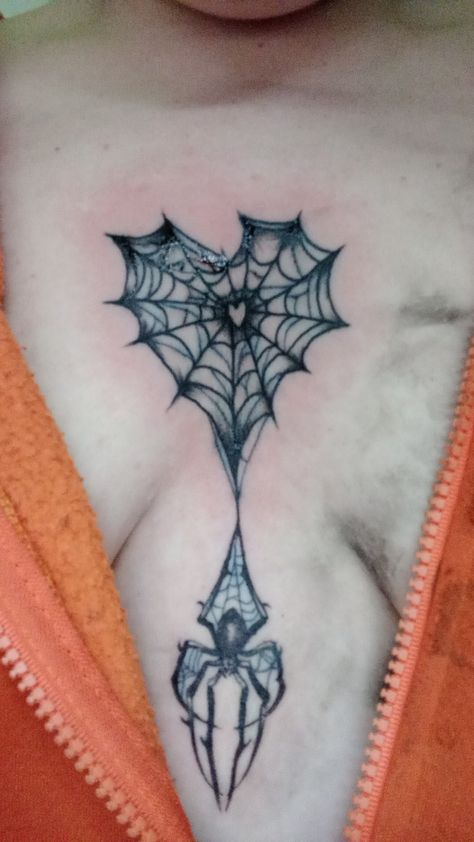 Heart , cobweb , spider tattoo , alternative... Heart Cobweb, Cobweb Tattoo, Spider Tattoo, Pretty Tattoos For Women, Pretty Tattoos, Random Things, Tattoos For Women, Personal Style, Tattoos