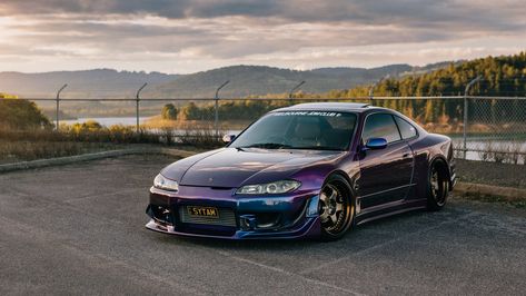 Nissan Silvia S15 nissan silvia #Nissan Japanese cars #JDM sports car purple cars #car #vehicle #1080P #wallpaper #hdwallpaper #desktop S15 Nissan, Car Purple, Purple Cars, Nissan Silvia S15, Cars Jdm, Silvia S15, Purple Car, Nissan Silvia, Japanese Cars