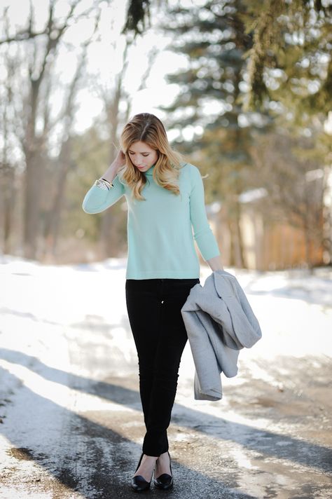 Mint Sweater, Pixie Outfit, Affordable Outfits, Mint Green Sweater, Winter Outfit Inspiration, Home Decorating Ideas, Beauty Style, Makeup Tutorials, Affordable Clothes