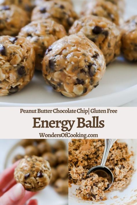 Energy Balls - Peanut Butter Chocolate - Wonders Of Cooking Gluten Free No Bake, Oatmeal Balls, Peanut Butter Energy Balls, Peanut Butter Oats, Dessert Easy, Lean Belly Juice, Protein Balls, Gluten Free Desserts Recipes, Belly Juice