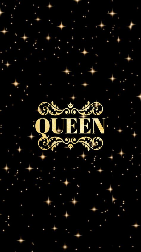 Pretty Positivity™️ Queen♚ Blk/Gld|#wallpaper #fondos #ppd Iphone Wallpaper Queen, Queen Wallpaper Crown, Queen Wallpaper, Grafika Vintage, Queens Wallpaper, Bling Wallpaper, Tapeta Galaxie, Queen Band, Black Art Pictures