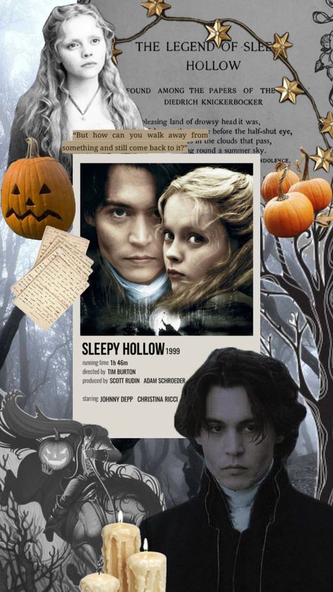 Tim Burton Quotes, Sleepy Hollow Halloween, Sleepy Hollow 1999, Tim Burton Art, Walpaper Hello Kitty, Gothic Aesthetic, Halloween Poster, Sleepy Hollow, Summer Sky